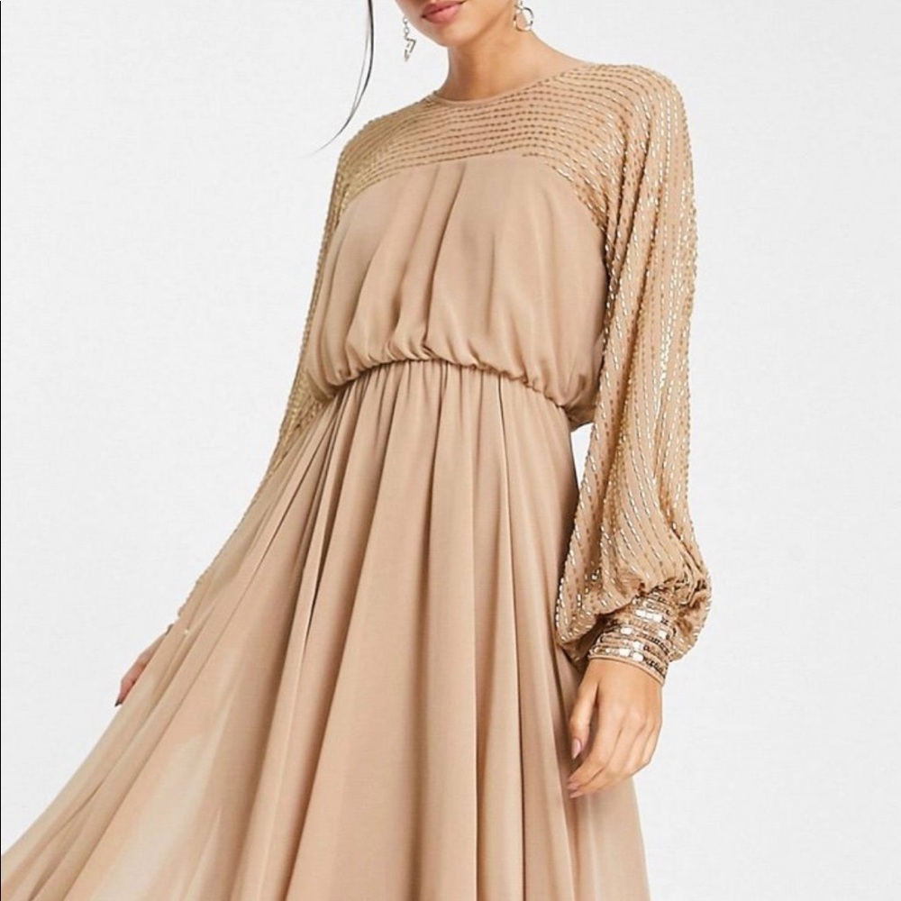 asos midi/maxi dress size 8